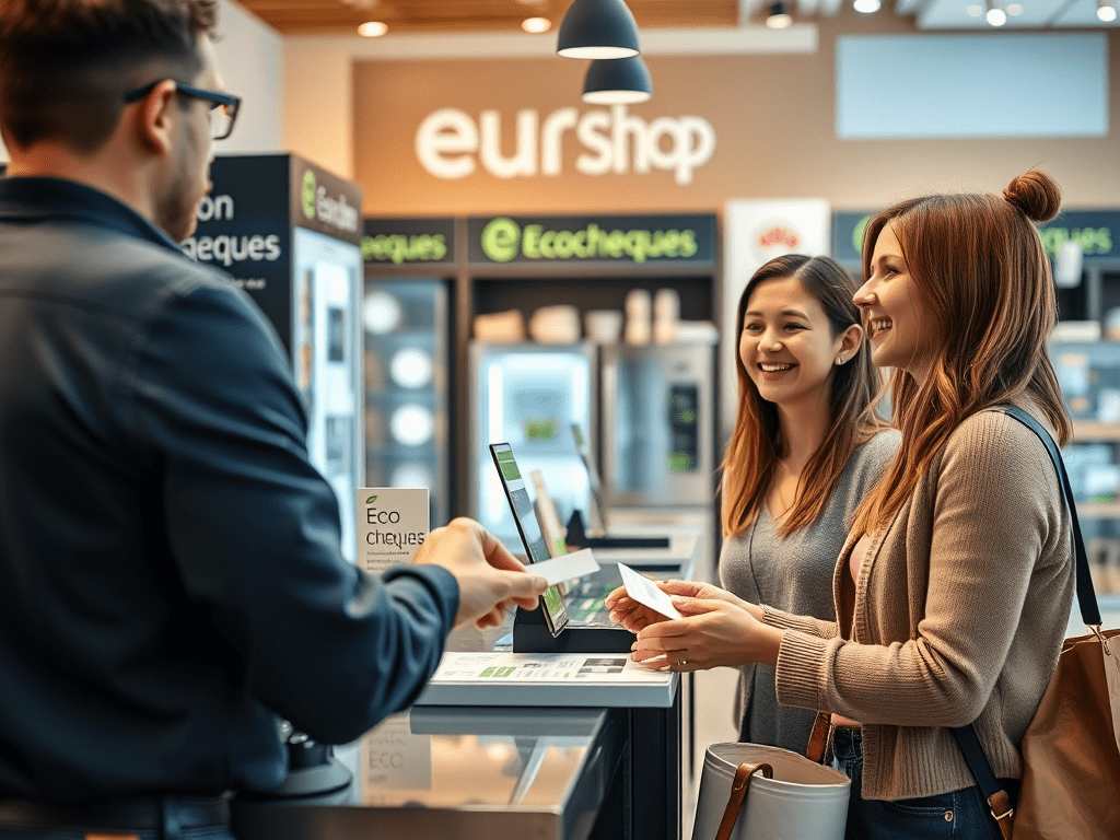 Betalen met Ecocheques bij Euro Shop